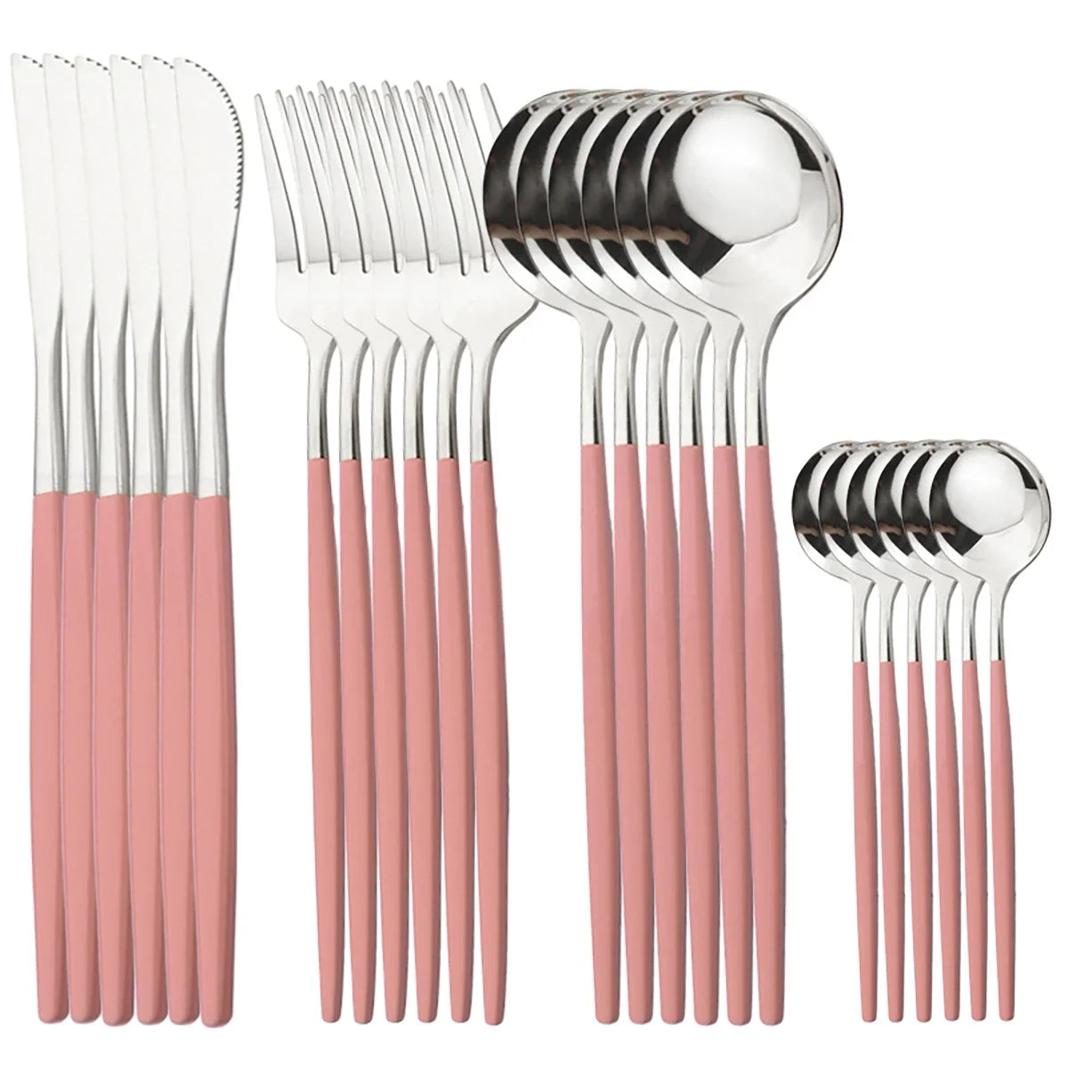 Gold Besteckset – Edelstahl – 24-teilig