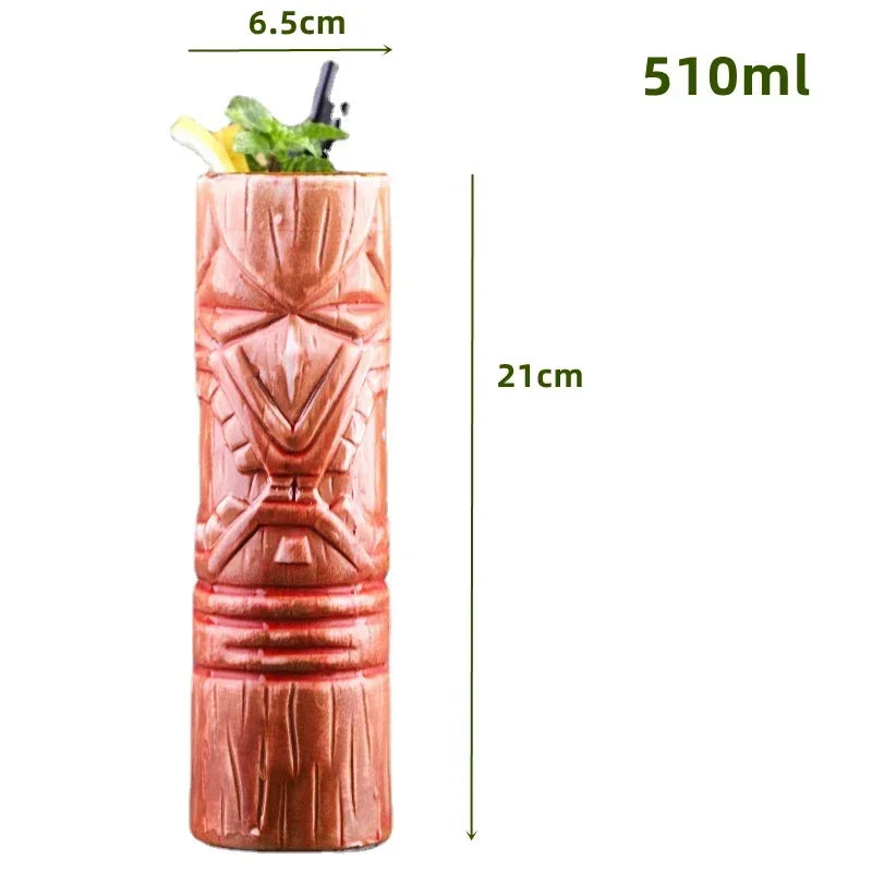Keramische Tiki-Becher – Amerikanisch Handgemacht – 201-700ml