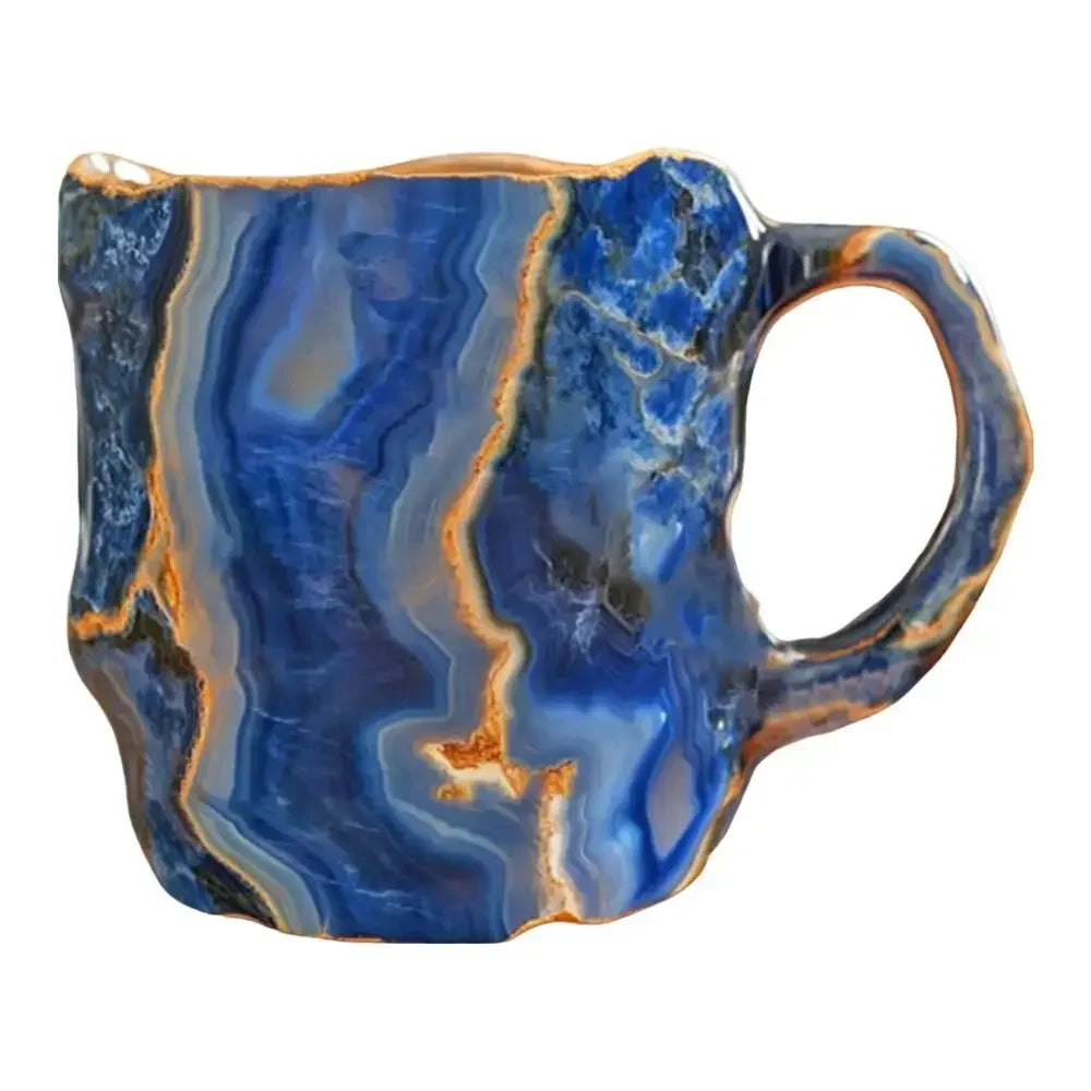 Mineral Crystal Kaffeetasse – Modernes Harzdesign 400ml