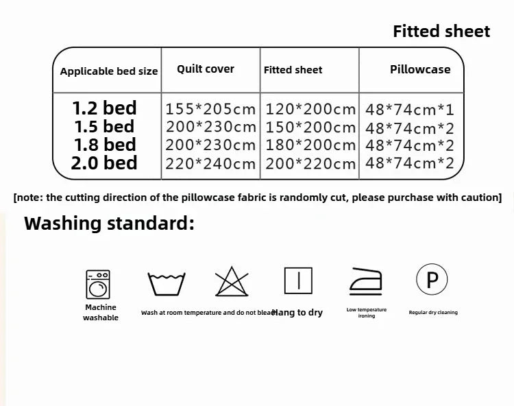 Koreanisches Prinzessin Bettwäsche Set – Baumwolle Rüschen 200x230cm