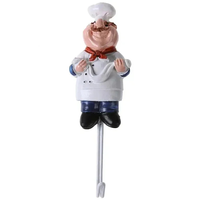 Cartoon Chef Haken – Resin Design für Küche/Bad