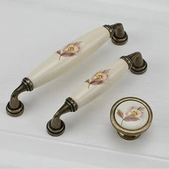 Vintage Keramik Möbelknopf – Ländlicher Stil