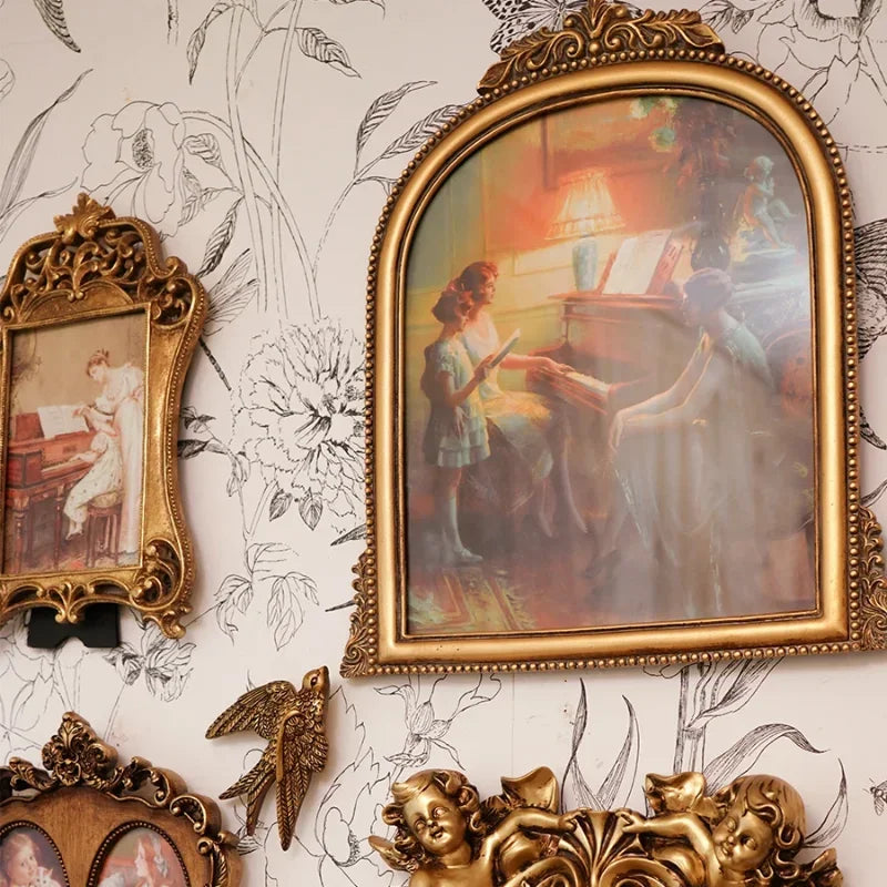 Mini Engelsfigur – Vintage Harz Deko