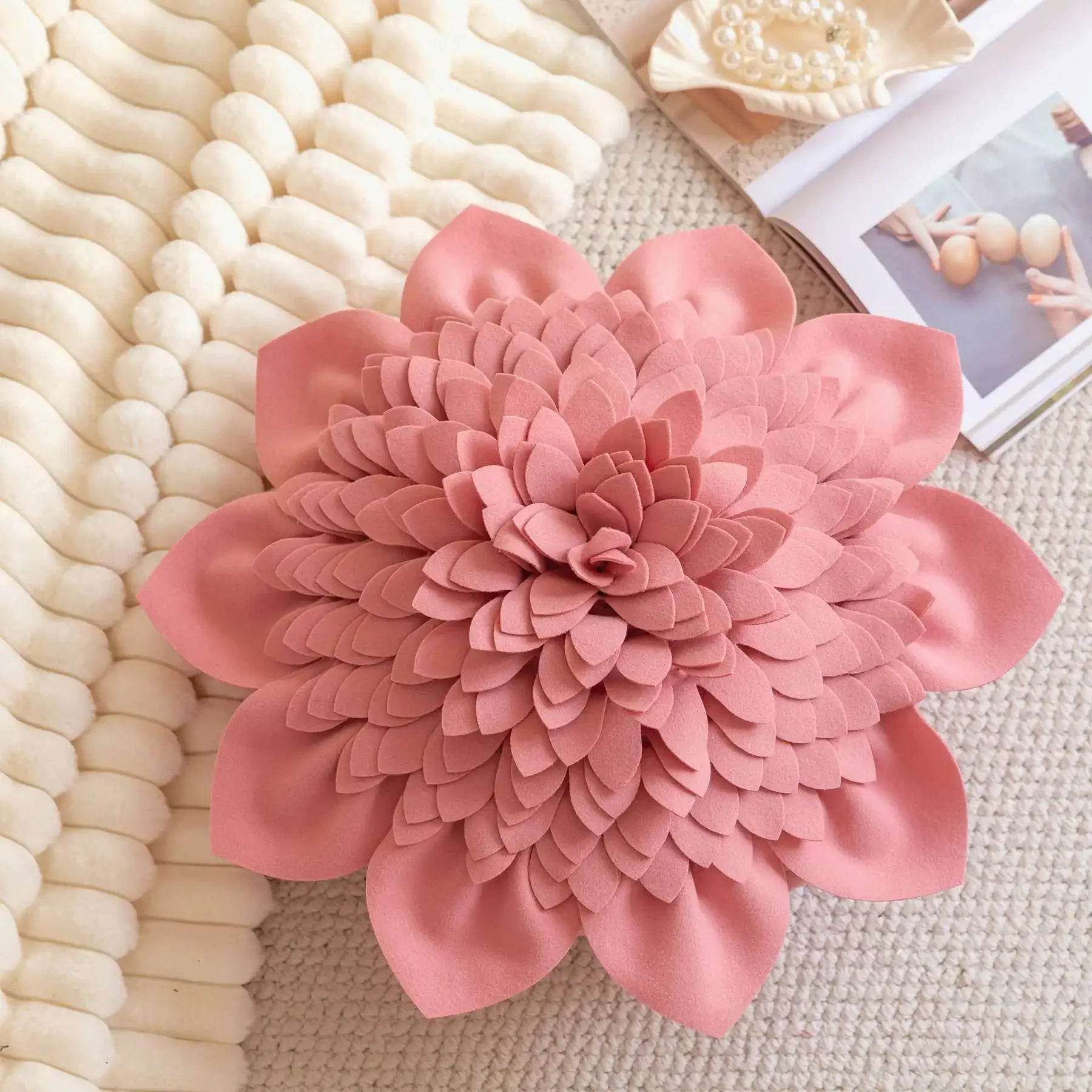 Mittelalterliche Bestickte Samtkissen - Retro Charme 30x50cm