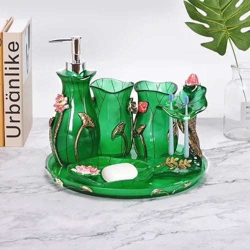 Resin Bad Set – Modernes Design – 5/6 Teile
