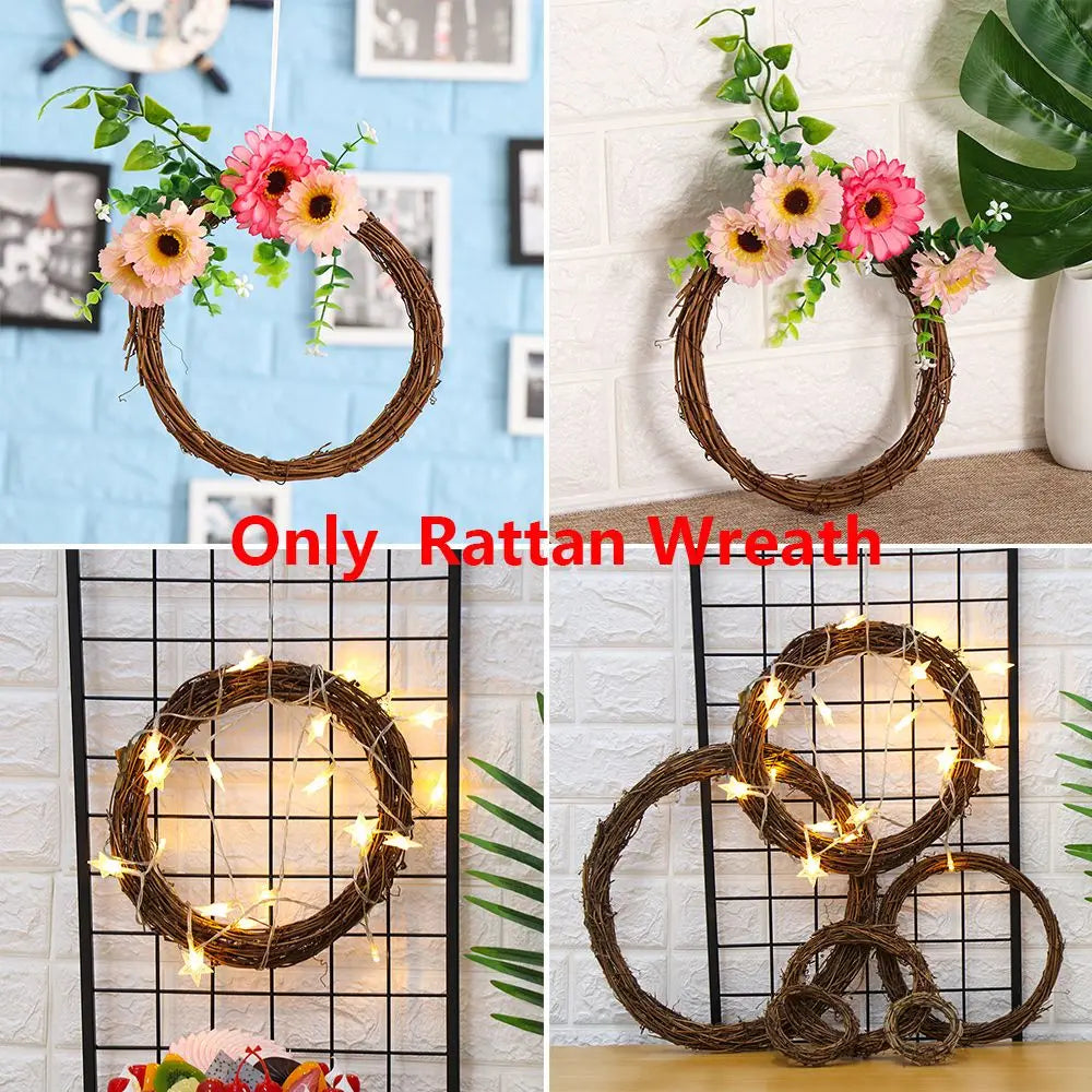 Rattan Kranz - Naturdesign - Verschiedene Durchmesser