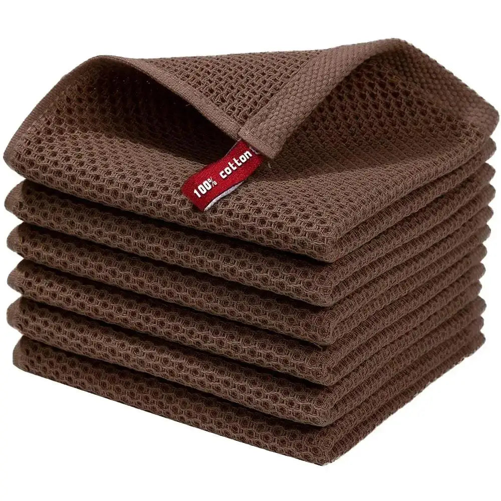 Reines Baumwoll-Küchentuchset – Waffelstruktur – 30x30cm