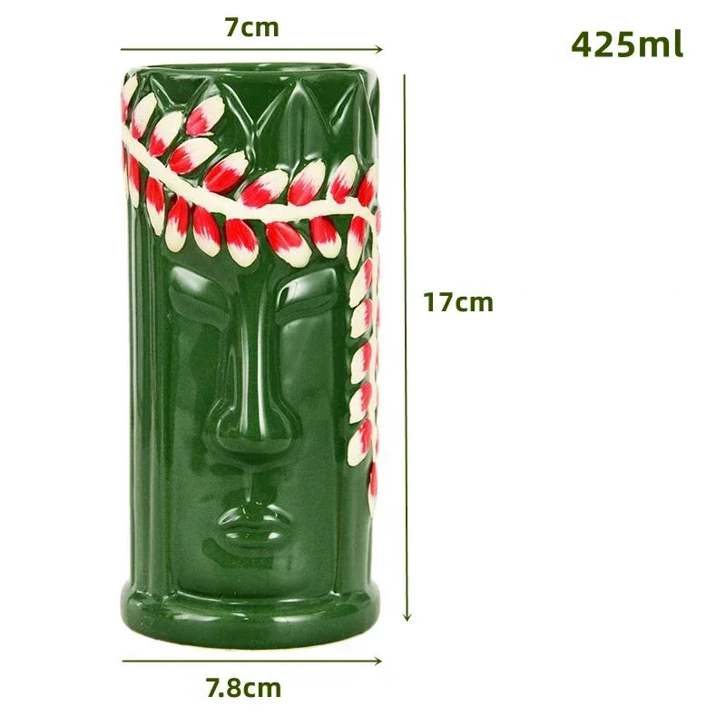 Keramische Tiki-Becher – Amerikanisch Handgemacht – 201-700ml