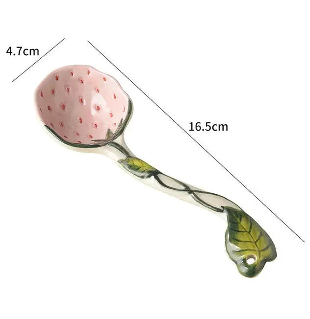 Keramik Dessertlöffel – Niedliches Design – Für Familien