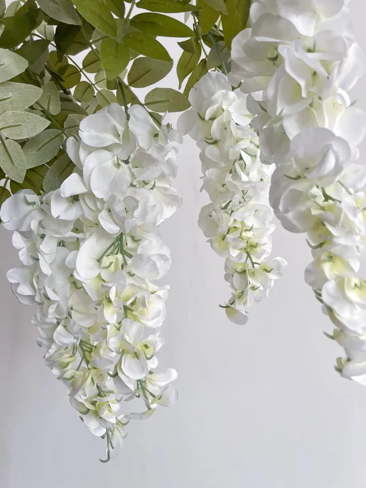 Wisteria Blumenranke – Seidenfloristik – 108cm Länge, Innenbereich