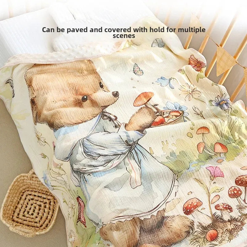 Babydecke – Baumwollgaze – Unisex 110 * 100cm