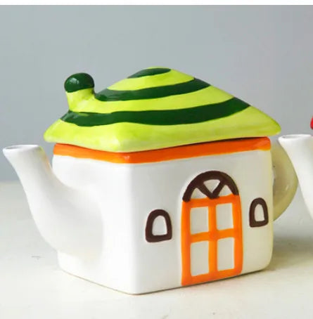 3D Relief Keramikwaren, mehrfarbig, handgezeichnetes Design, hochwertiges Keramikgeschirr