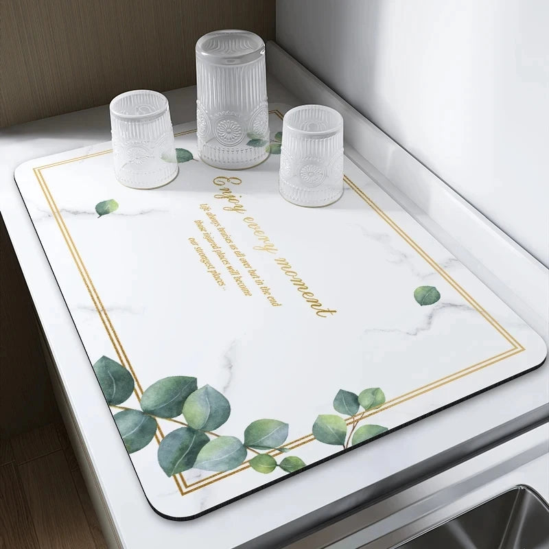 Abtropfmatte – Modernes Gummi-Design – Verschiedene Grössen