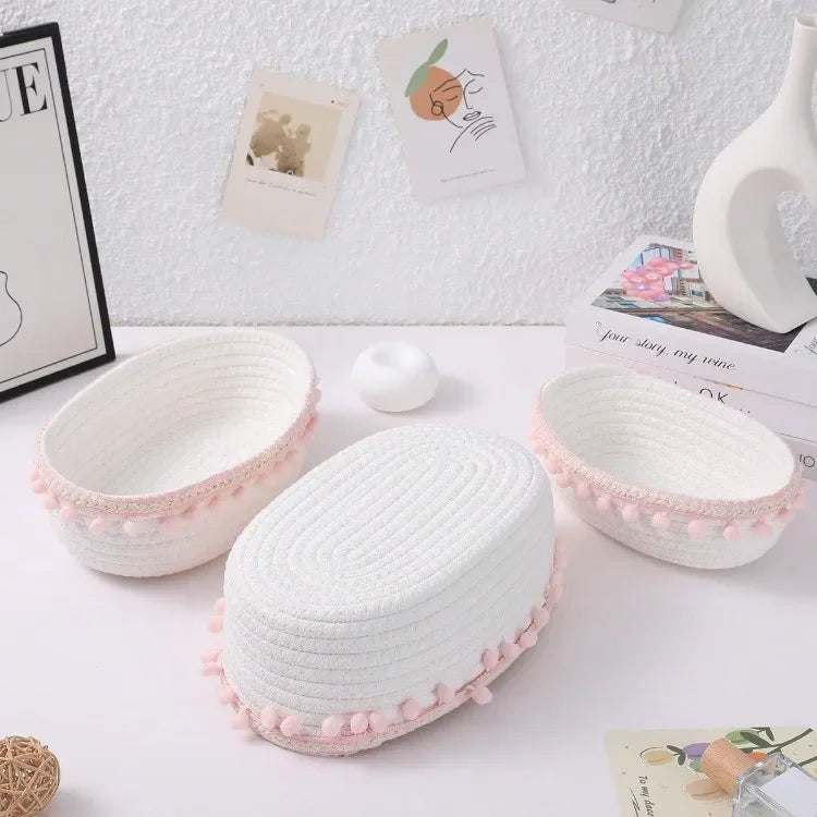 Aufbewahrungskörbe – Pflanzliche Fasern – Verschiedene Grössen