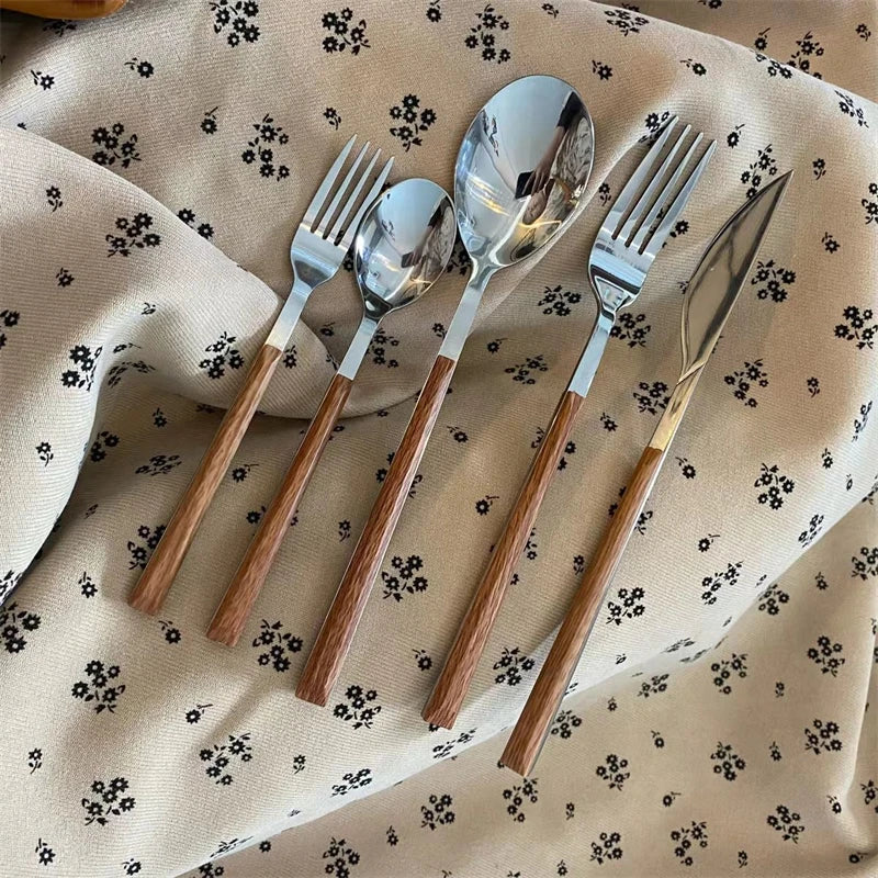 Besteckset – Koreanisch Edelstahl – Umweltfreundlich