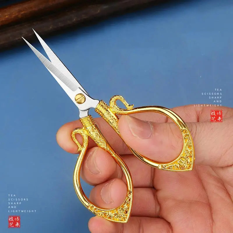 Vintage Edelstahlschere – Für Schneider & Stickerei