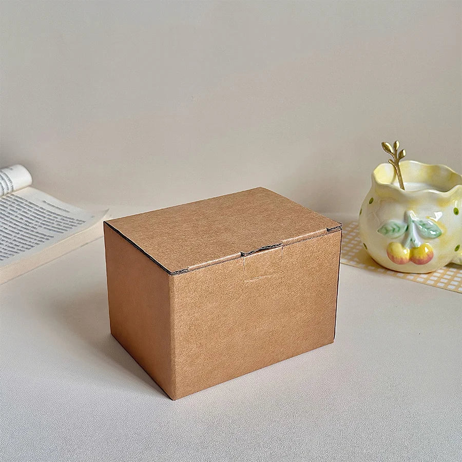 Kirschkeramik Tasse - Retro Töpferware - 8x7.5cm