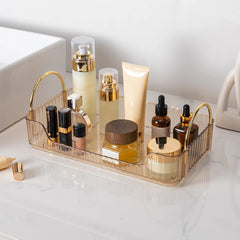 Elegante Aufbewahrungsbox – Klare Optik – Badezimmer Must-have