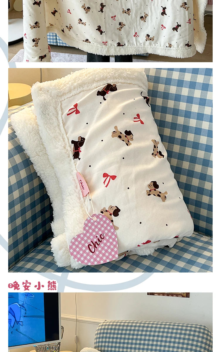 Winterdecke Floral – Koreanischer Stil – 100x150cm