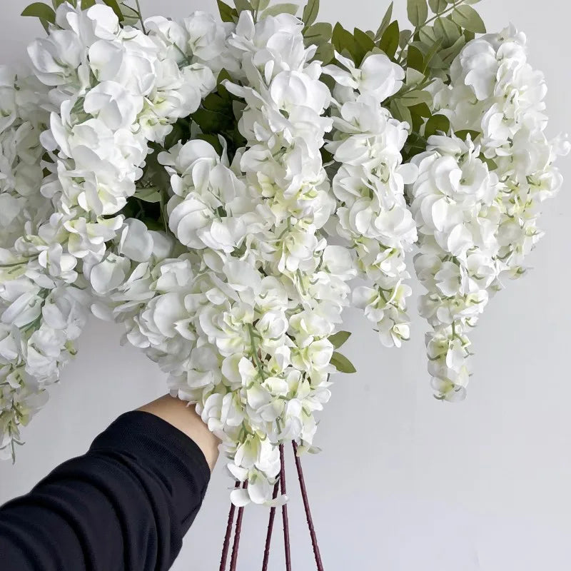 Wisteria Blumenranke – Seidenfloristik – 108cm Länge, Innenbereich
