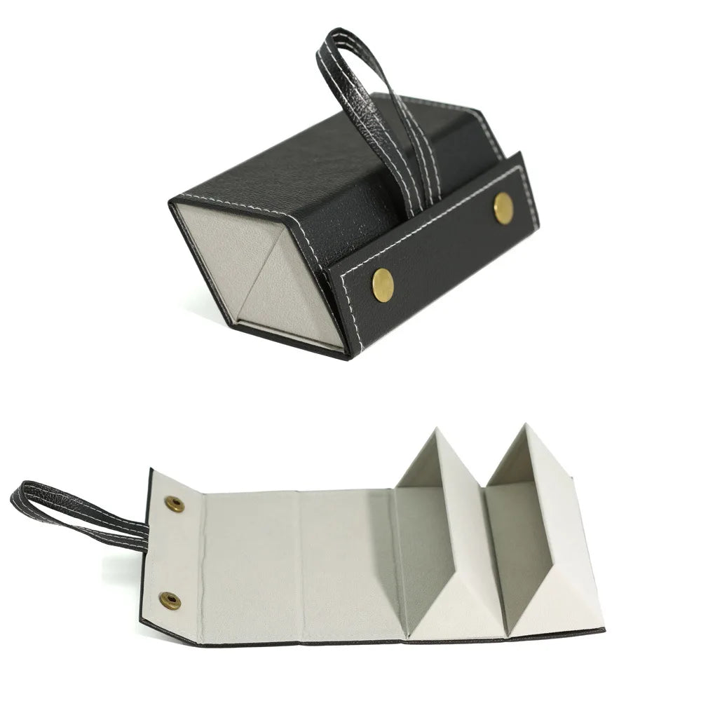 Sonnenbrillen Aufbewahrung – PU Leder Multi-Steckplatz Organizer