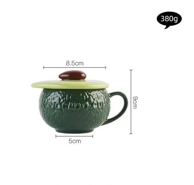 Moderne Fruchtform Keramikbecher – 300ml, Porzellan