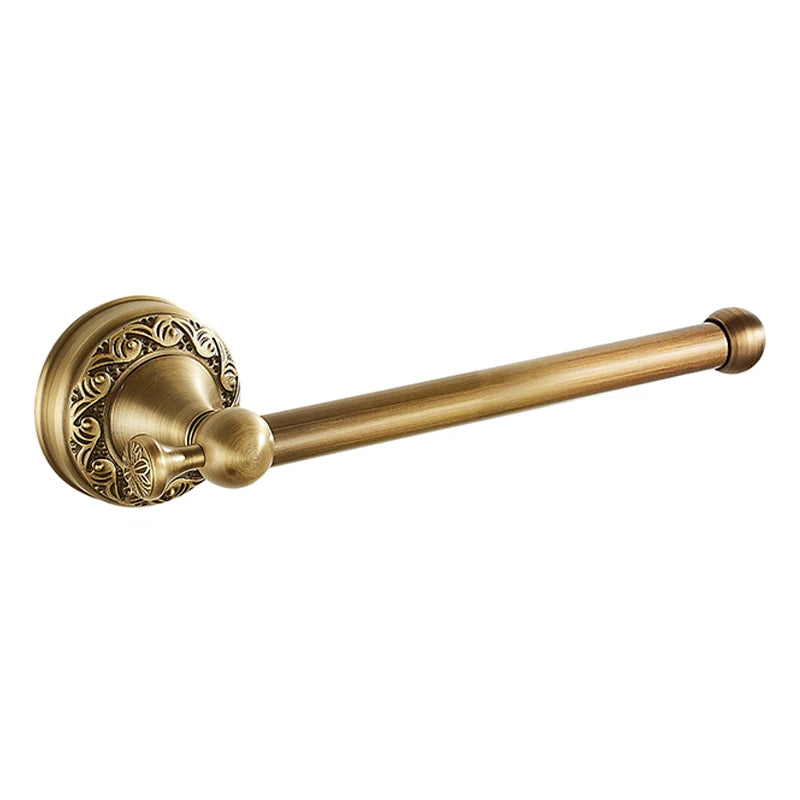 Antiker Messing Toilettenhalter – Kupfer Wandmontage