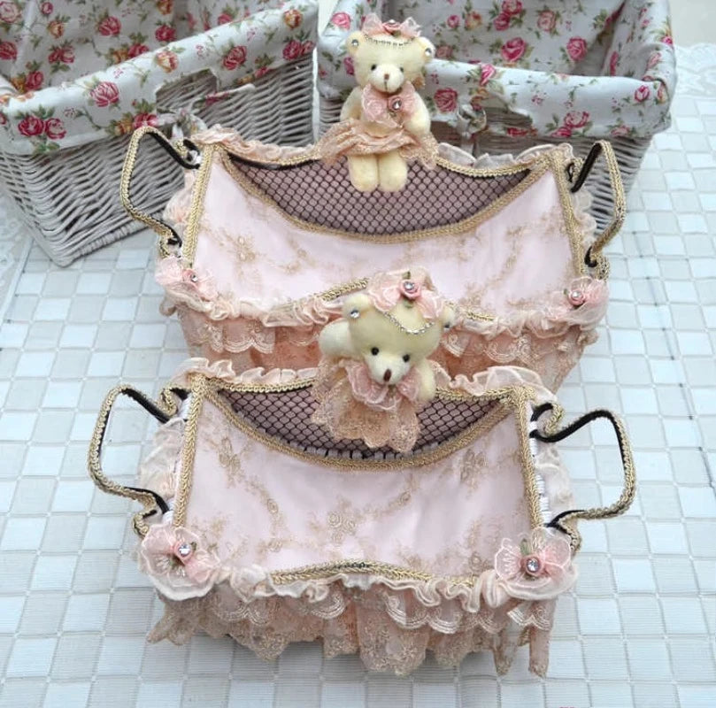 Spitzenkorb – Handgefertigt Öko – Baumwolle