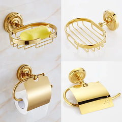 Gold Badzubehör – Chrom Veredelung Set