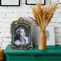 Ovale Vintage Resin Bilderrahmen – Klassisches Gold-Design