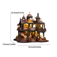 3D Puppenhaus Bausatz – Holz – DIY-Montage für Teens