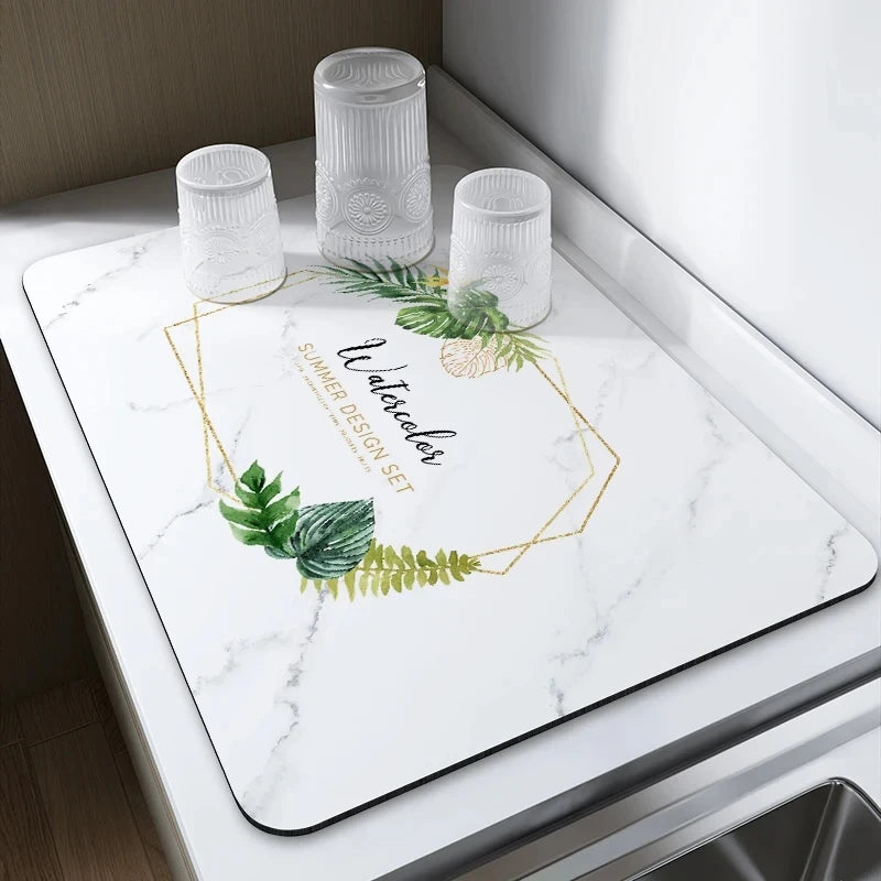 Abtropfmatte – Modernes Gummi-Design – Verschiedene Grössen