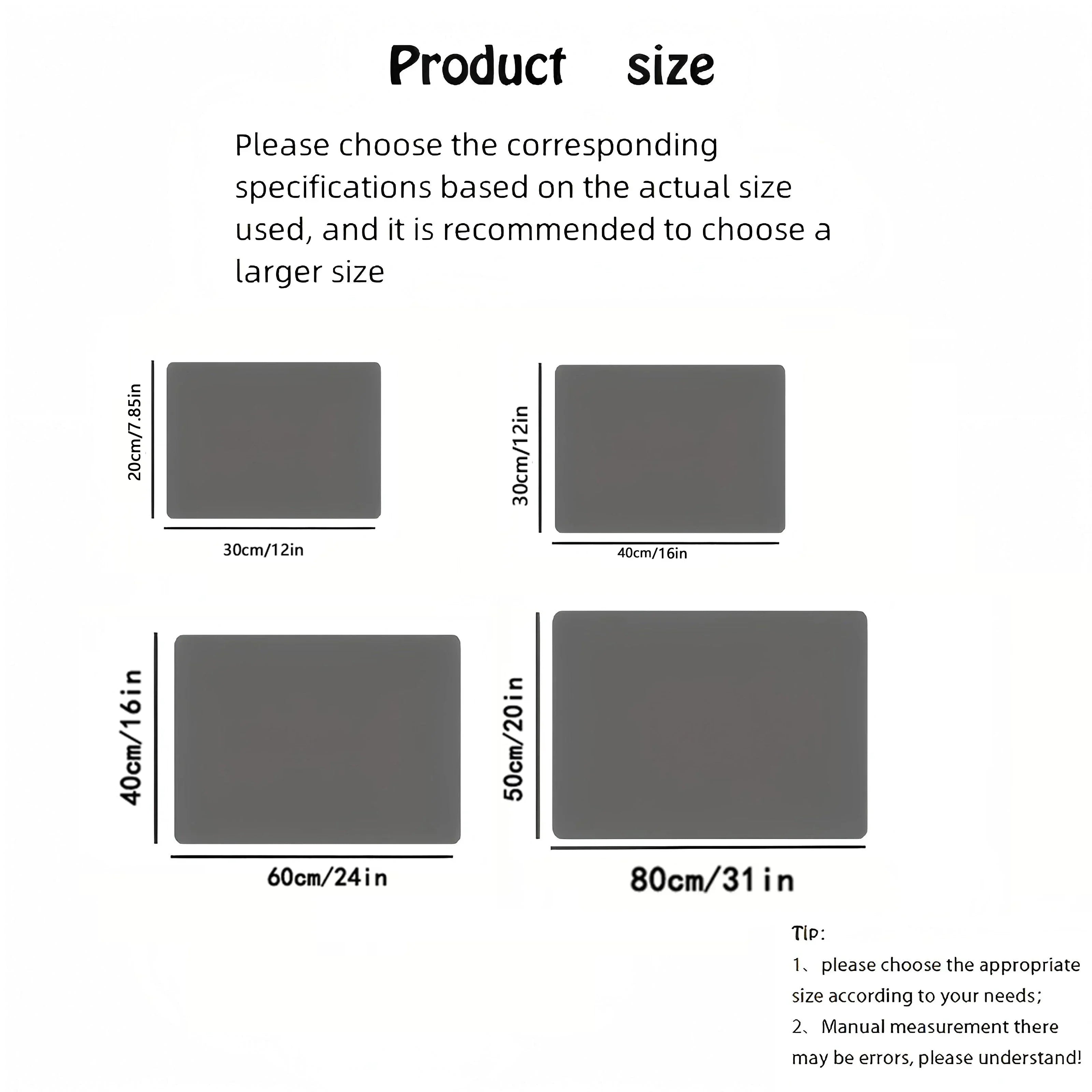Gummigeschirrabtropfmatte – Modern – 50x80cm Küche