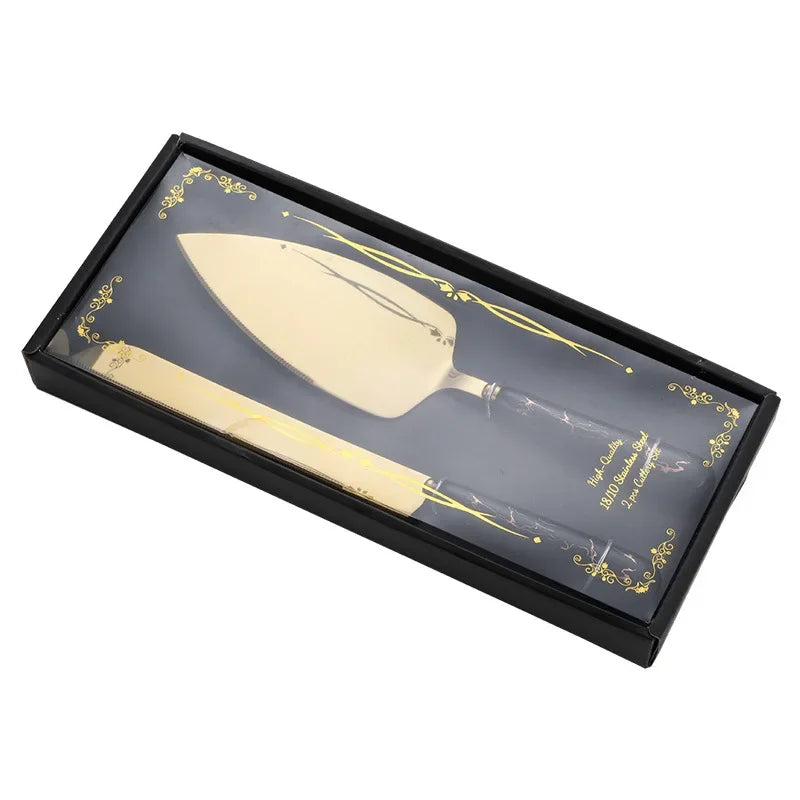 Edelstahl Kuchenschaufel – Keramikgriff, Luxuriöses Design