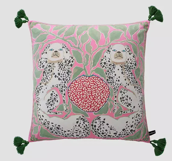 Samt Kissenbezug im chinesischen Stil, Farbe: Wie Abgebildet, Grösse: 60x60 cm