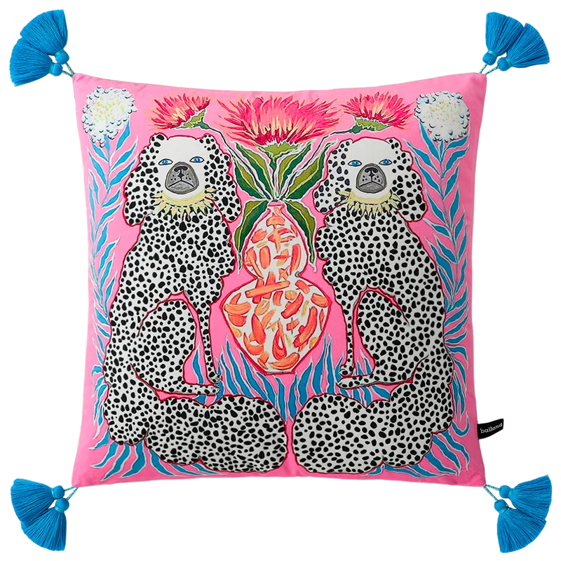 Samt Kissenbezug im chinesischen Stil, Grösse: 60x60cm, doppelseitig und handgefertigt