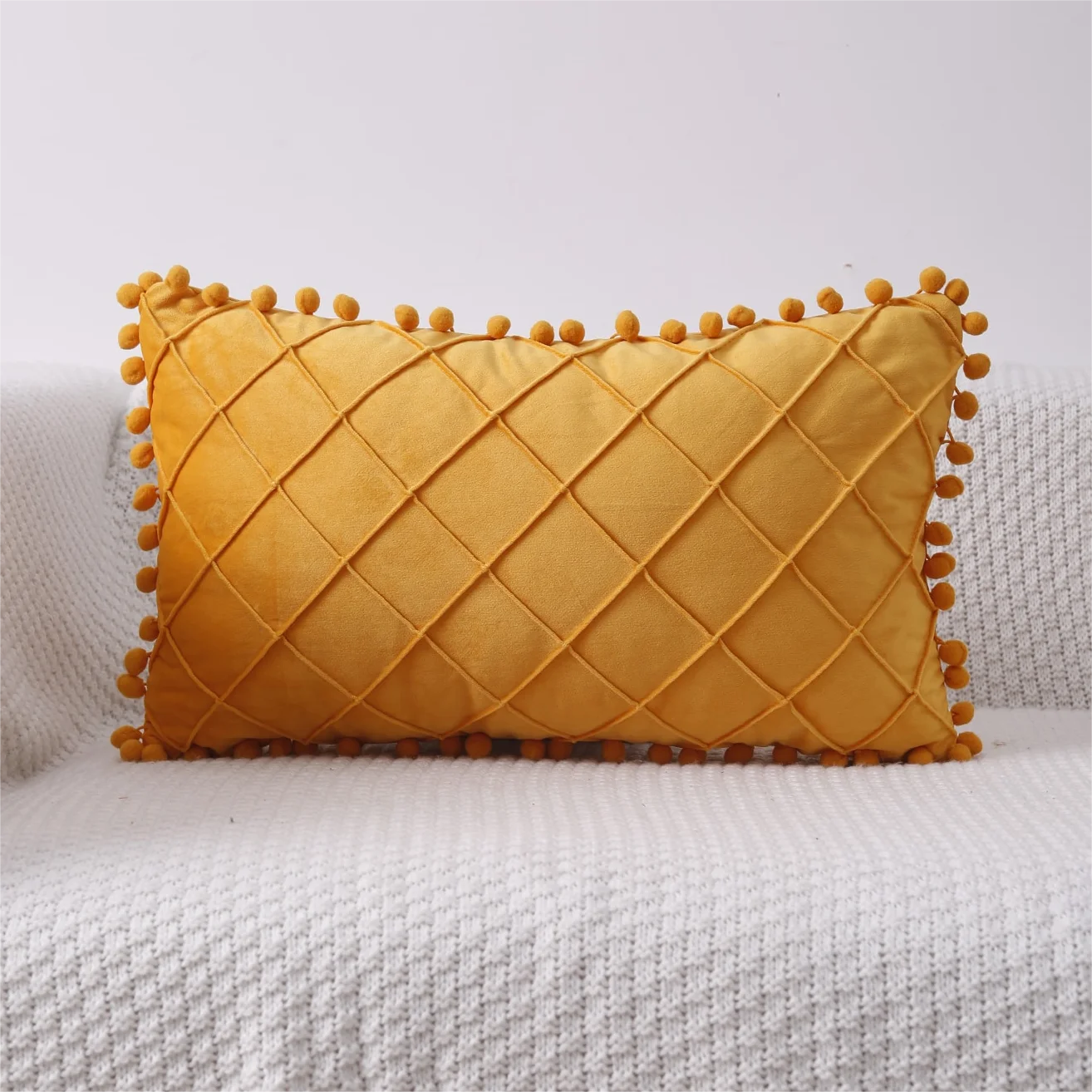 Samt Kissenbezug – Nordisches Design, 30x50cm/45x45cm