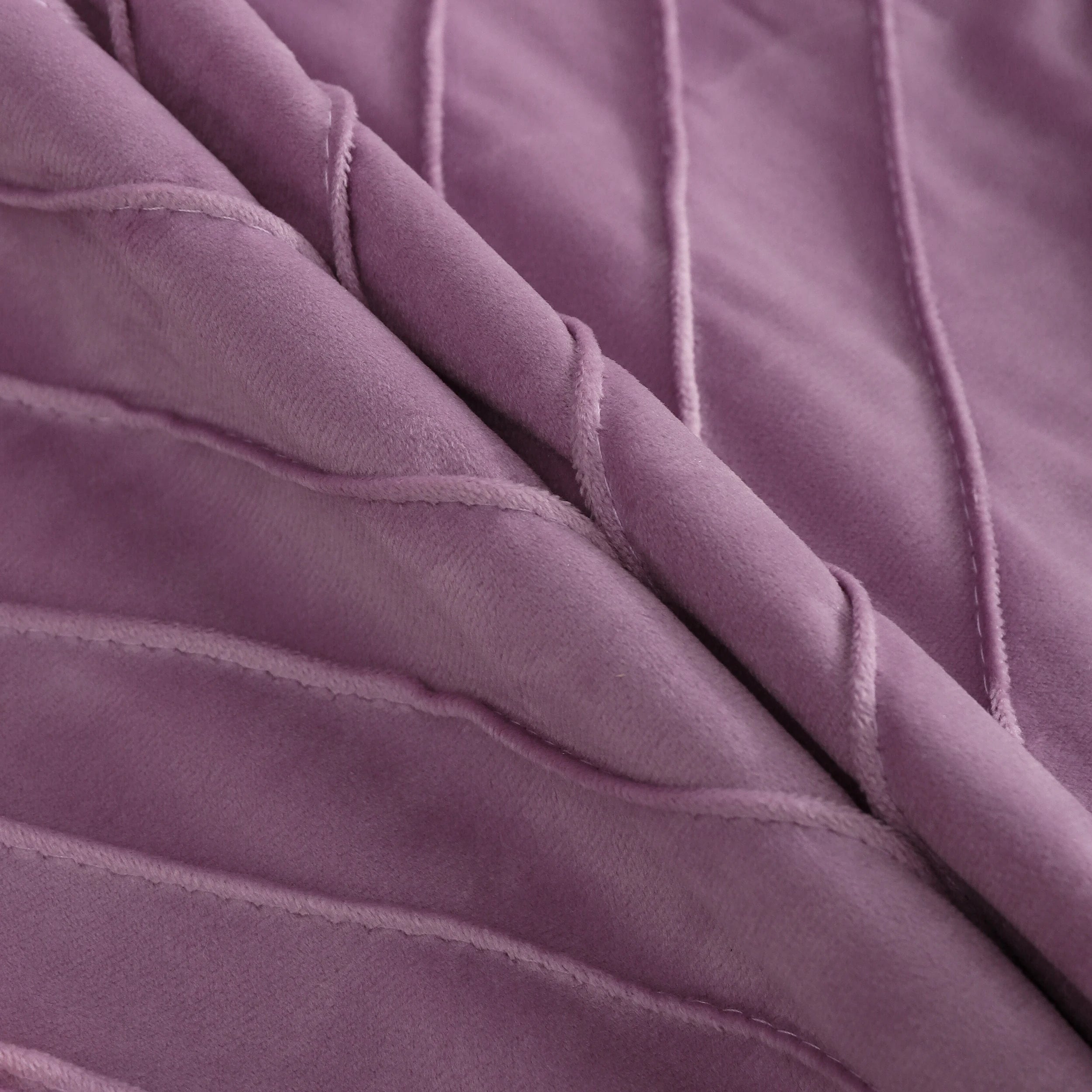 Quadratische Samt Kissenbezüge in modernem Stil, Farbe: Lavendel, Grösse: 450 mm x 450 mm, für Wohnzimmer