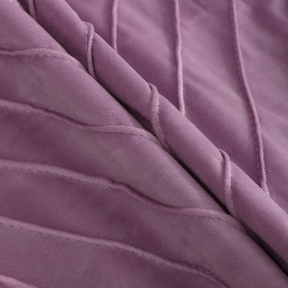 Quadratische Samt Kissenbezüge in modernem Stil, Farbe: Lavendel, Grösse: 450 mm x 450 mm, für Wohnzimmer