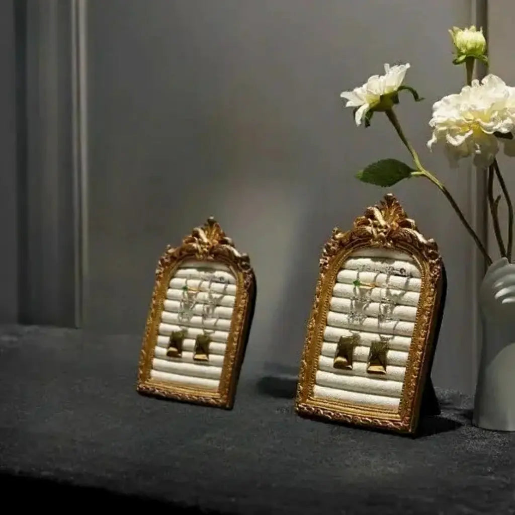 Samt-Schmucktablett – Bambus Design – 19cm bis 26cm