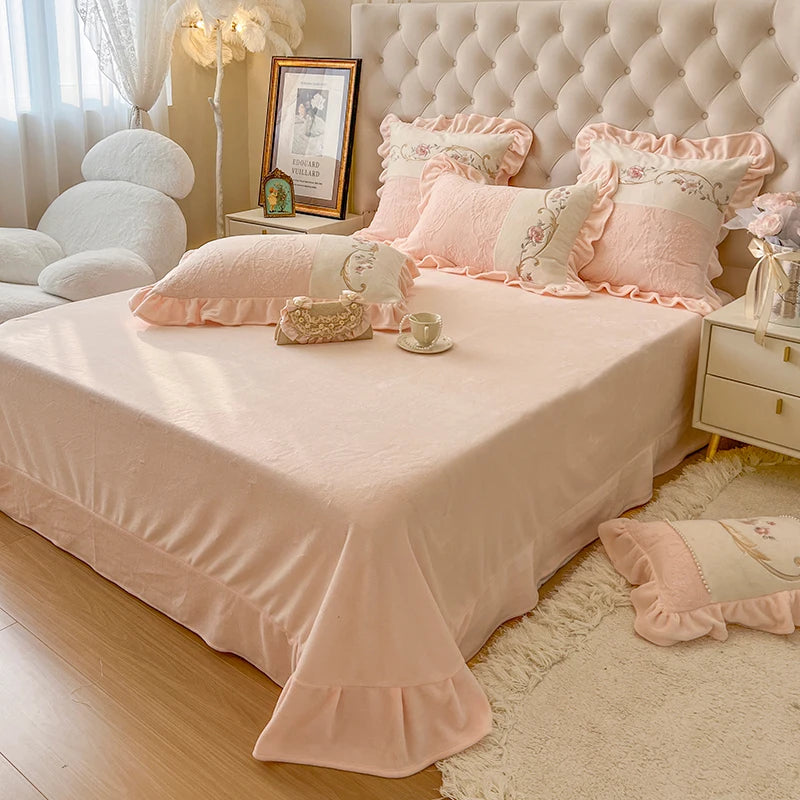 Samtdecke – Vintage Charme – King/Queen Grösse