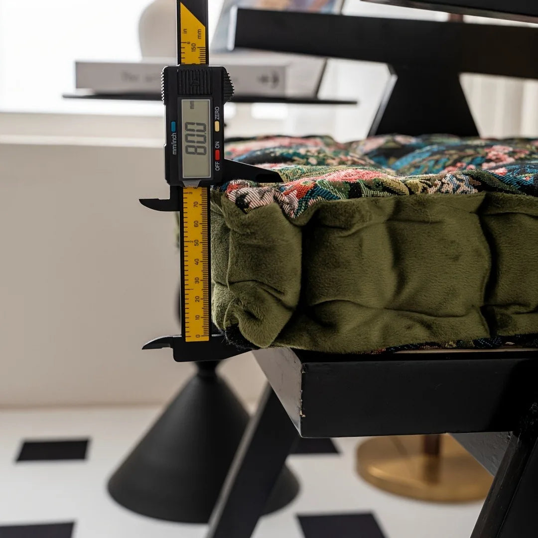 Samtkissen – Gestricktes Polyester – 45x45cm