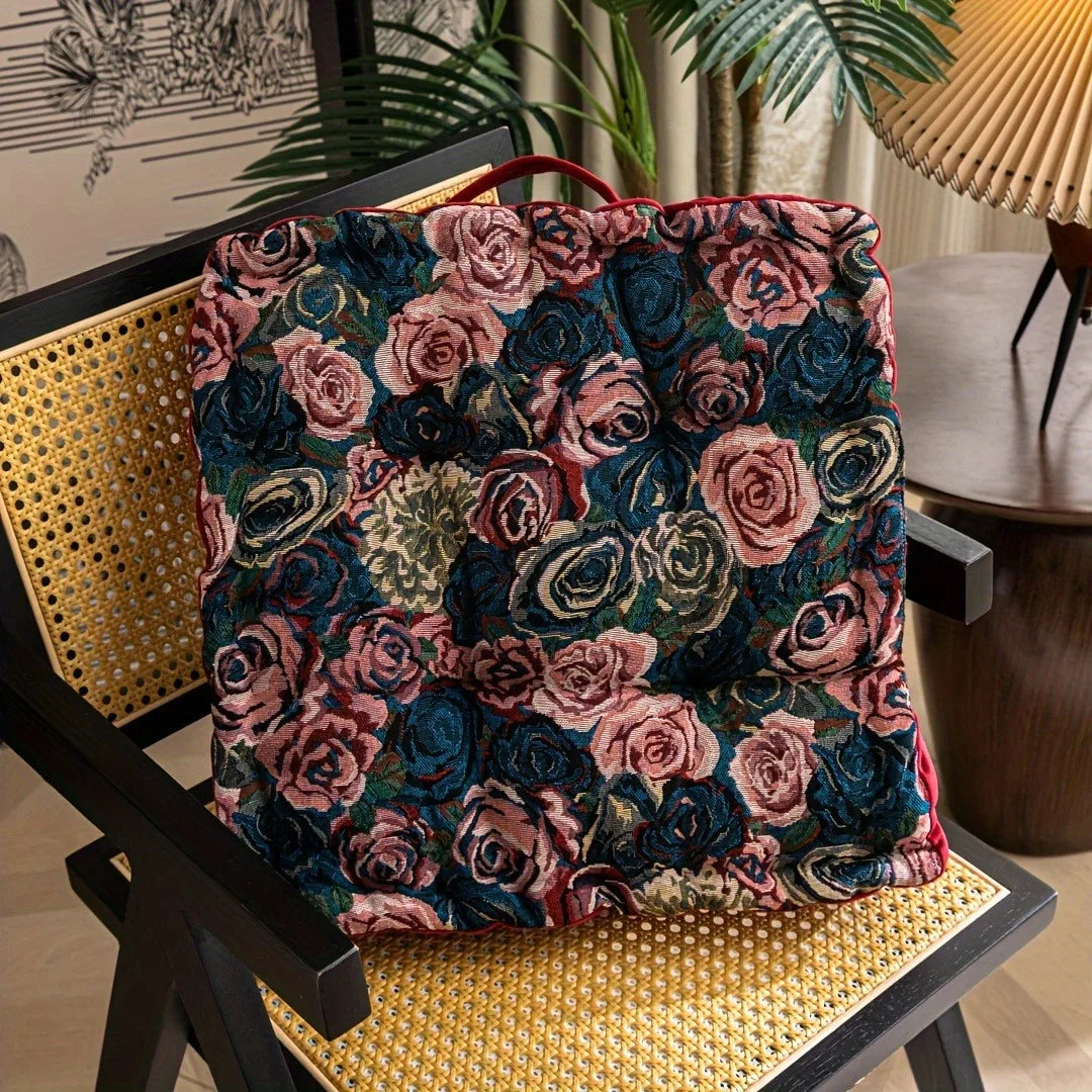 Samtkissen – Gestricktes Polyester – 45x45cm