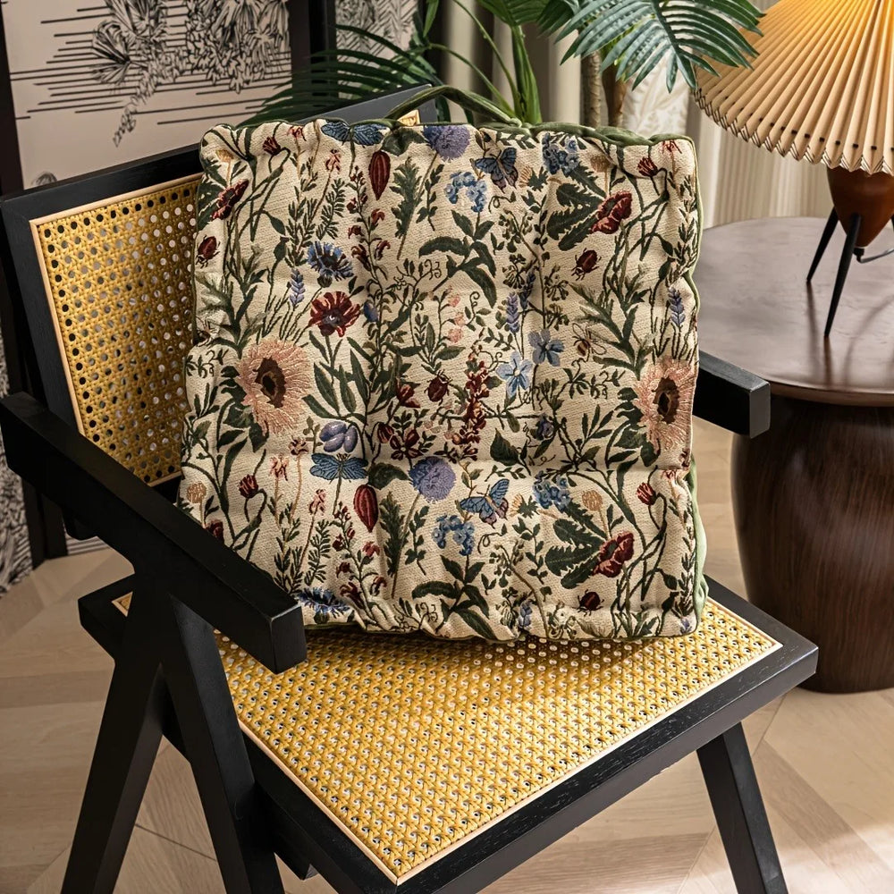 Samtkissen – Gestricktes Polyester – 45x45cm