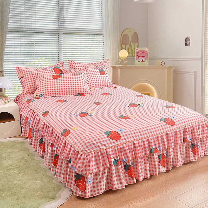 Floral Bettvolant – Strick-Polyester – Verschiedene Grössen