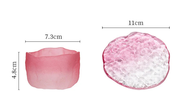 Japanische Teetasse – Kristall-Emaille – Stilvoll Geschenk