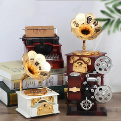 Vintage Spieluhr – Retro Stil – Handgekurbelte