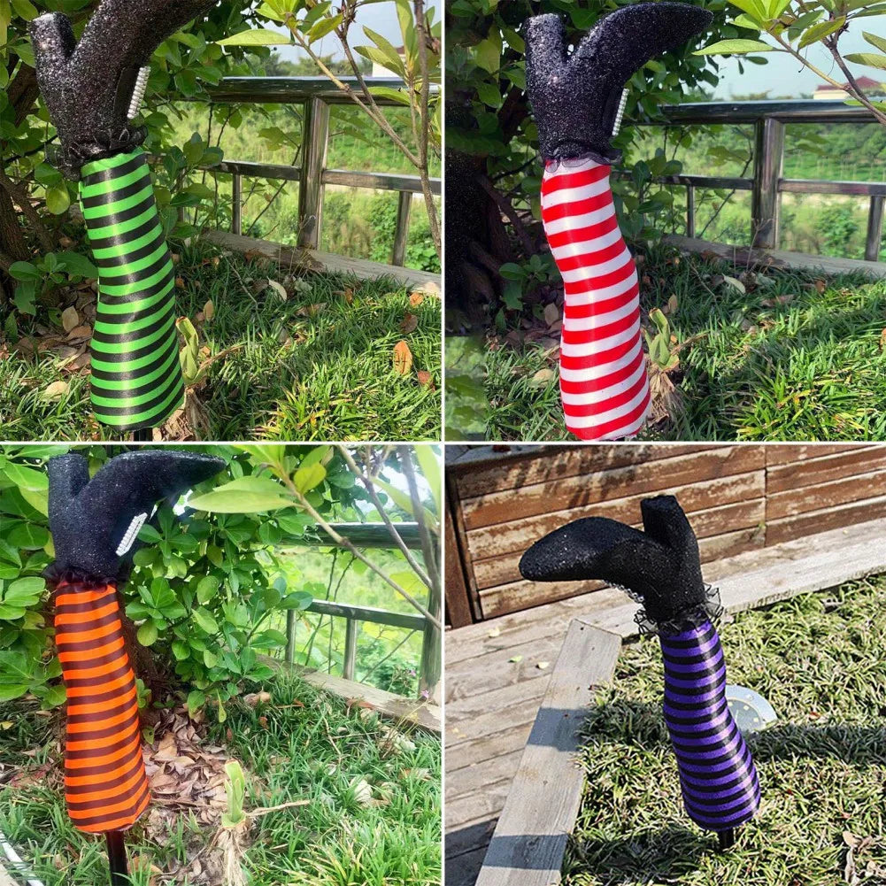 Halloween Hexenbeine Stäbe – Schaumstoff Design Aussen