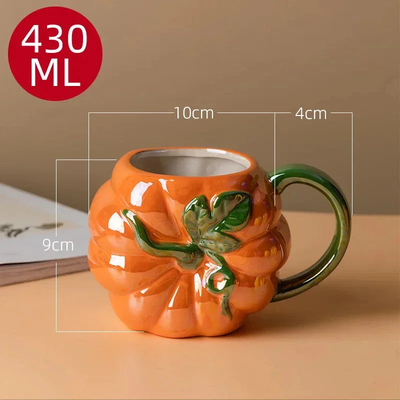 Keramiktassen – Kreatives Fruchtdesign – Kinder & Büro