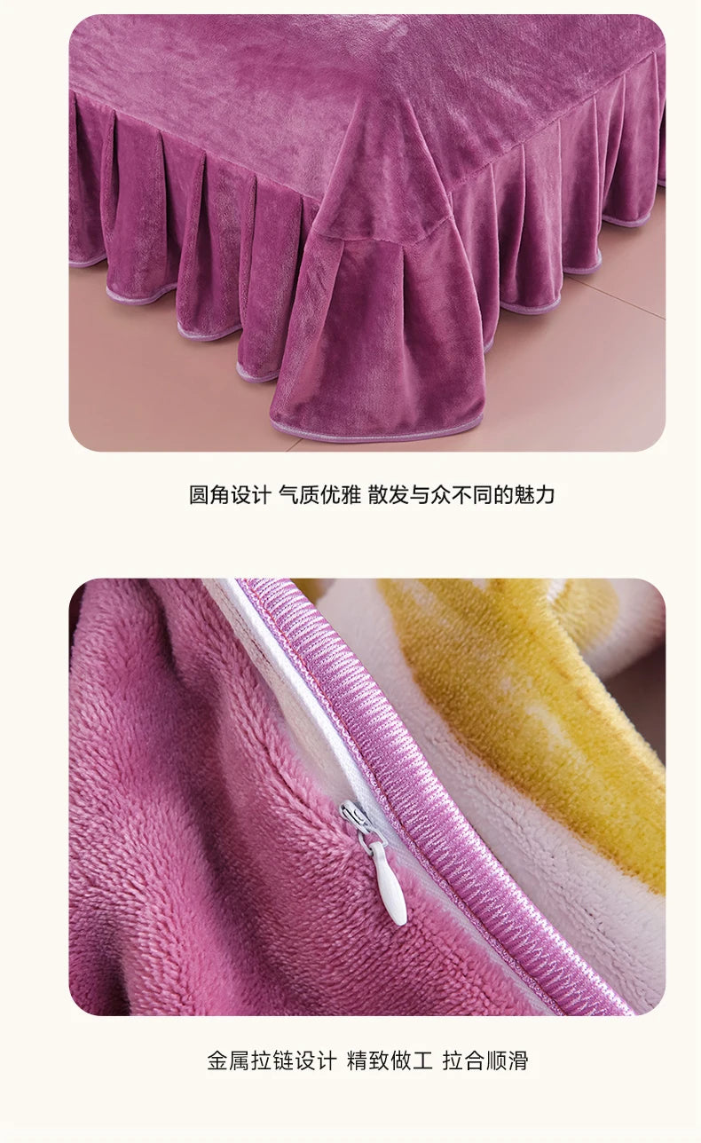 Milchvelours Bettset – Luxuriöses Fleece – Verschiedene Grössen
